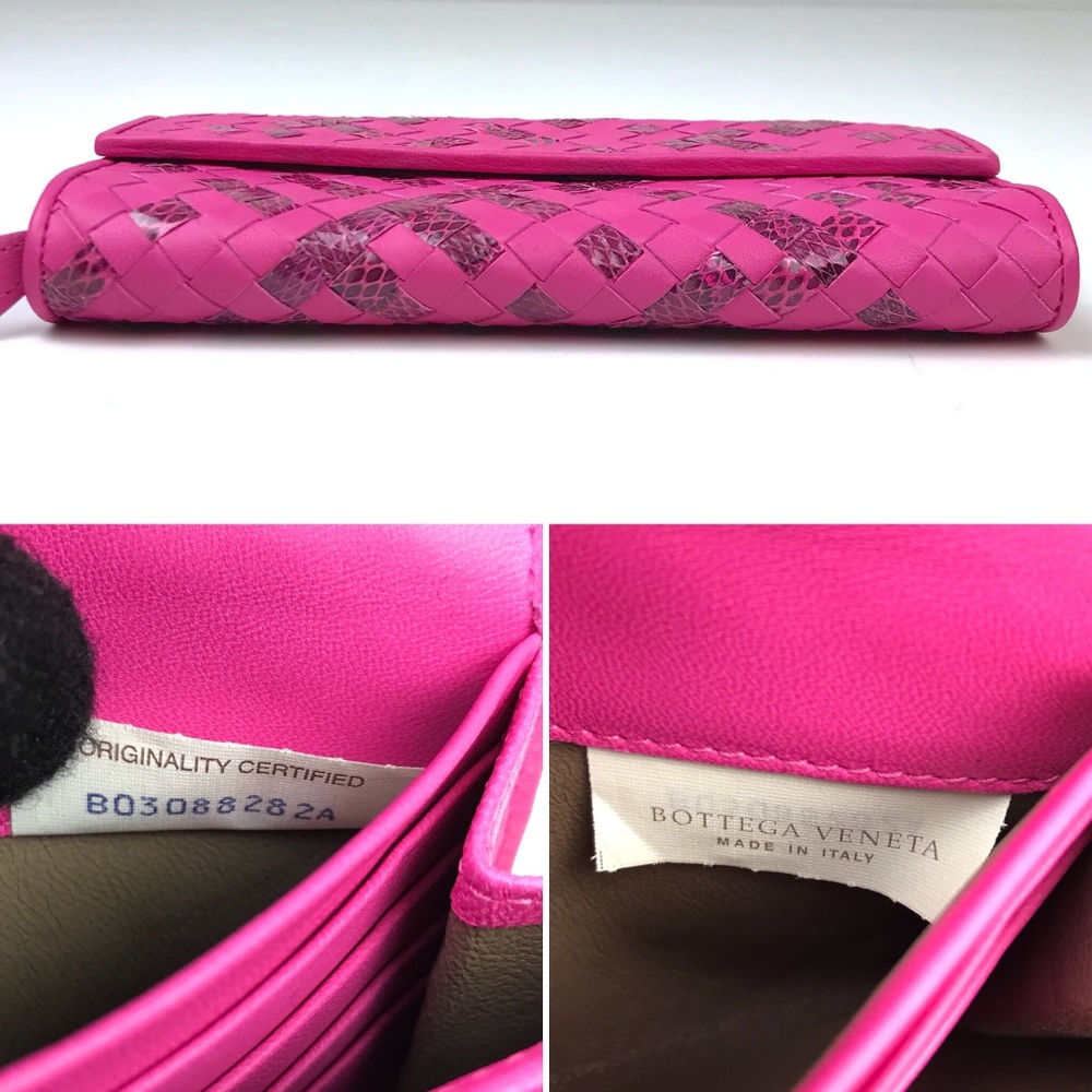 Like New Bottega Veneta Fuchsia Continental Wallet - Picture 5 of 7